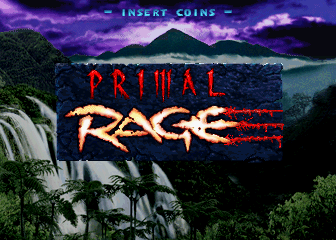 Primal Rage (version 2.3) Title Screen